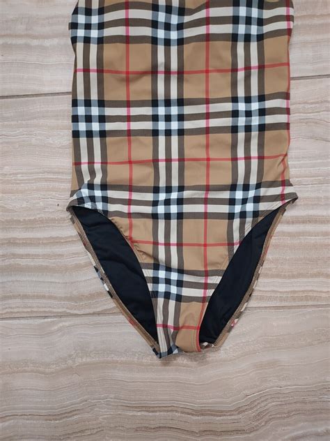 burberry bathing suit saks|Burberry bathing suit one piece.